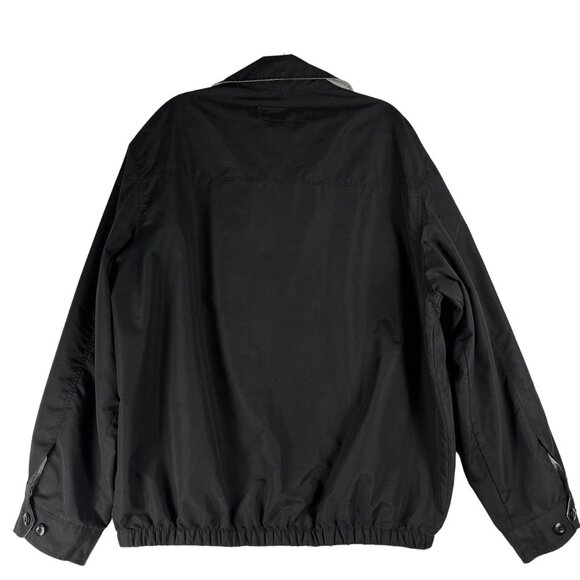 U.S. Polo Assn Men's Golf Jacket Black w/Gray Lightweight XL 100% Polyester Coat - Picture 2 of 12
